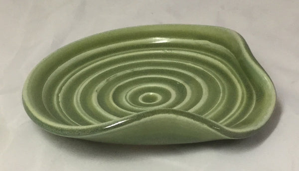 Spoon Rest - Green - Poterie Ginette Arsenault - 7